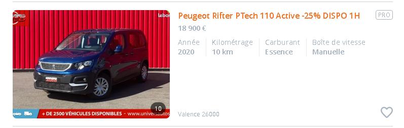 annonce pour Rifter